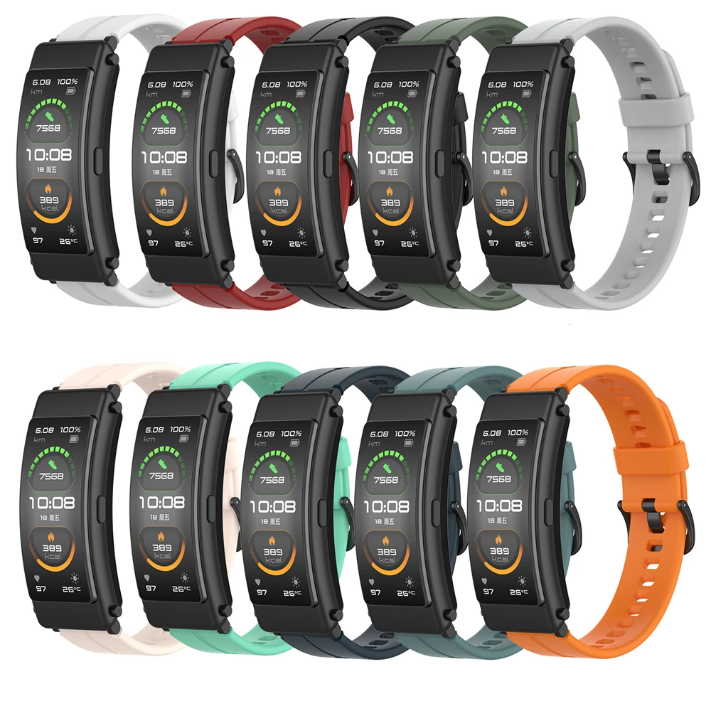 Watchband For Huawei Band B7 & Watch Fit Mini Strap Wrist Premium Silicone Fitness Tracker Watch Band