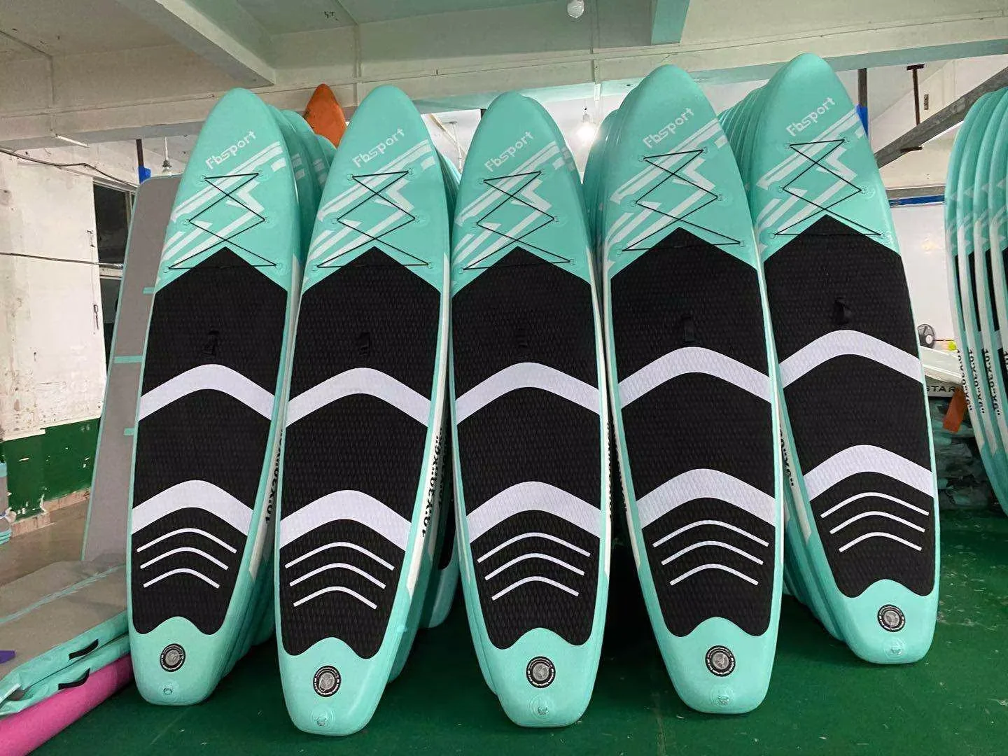 

Factory Wholesale 320*81*15cm inflatable surfboard stand up paddle surfing board water sport sup board for Water Sports