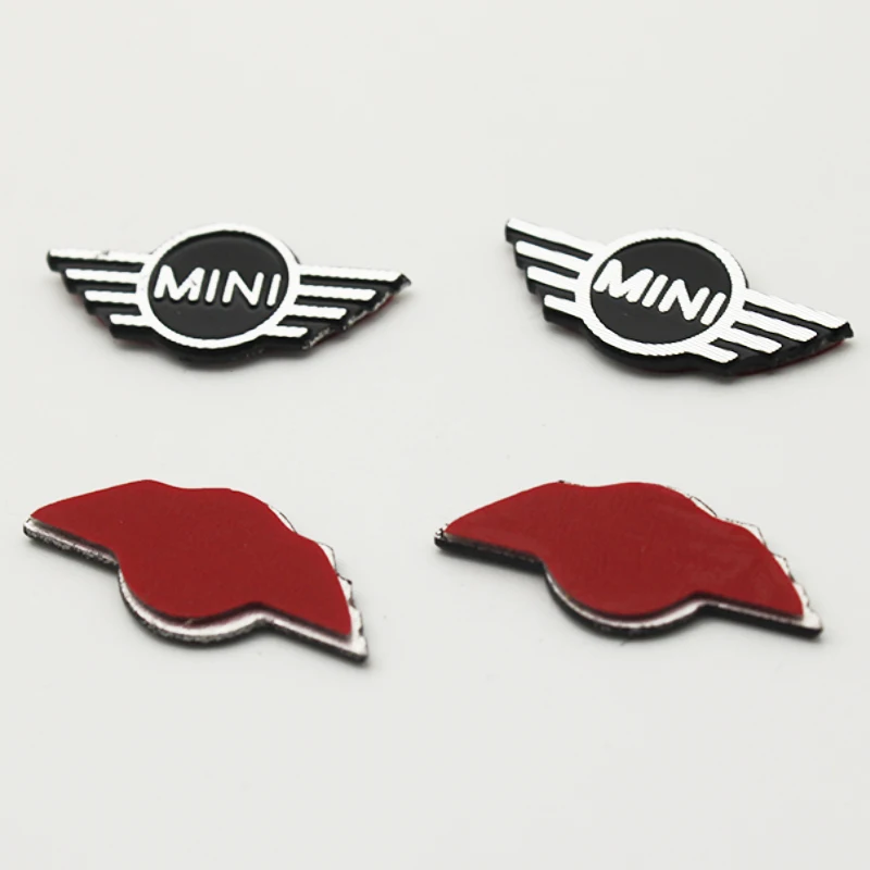 3D Aluminiumlegierung Auto Lautsprecher Audio Aufkleber Abzeichen Emblem Dekoration Zubehör für MINI Cooper S JCW R56 R60 R50 R53 Countryman