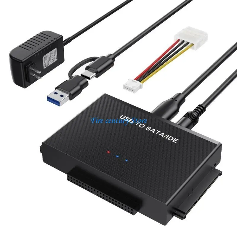 

J6PA USB3.1 к адаптеру жесткого диска IDE для 2,5 дюйма 3,5 дюйма HDDS