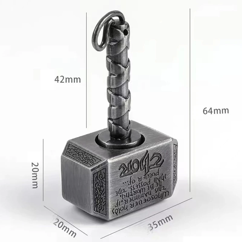 Wiitin thors Ütközet Élesen hangsúlyoz Nyugtalan ember kezét Szeleburdi Fém Lá Erős mjolnir Ujjbegy keychain Gyermek- stres Dombormű toys számára gyerekeknek ajándékok