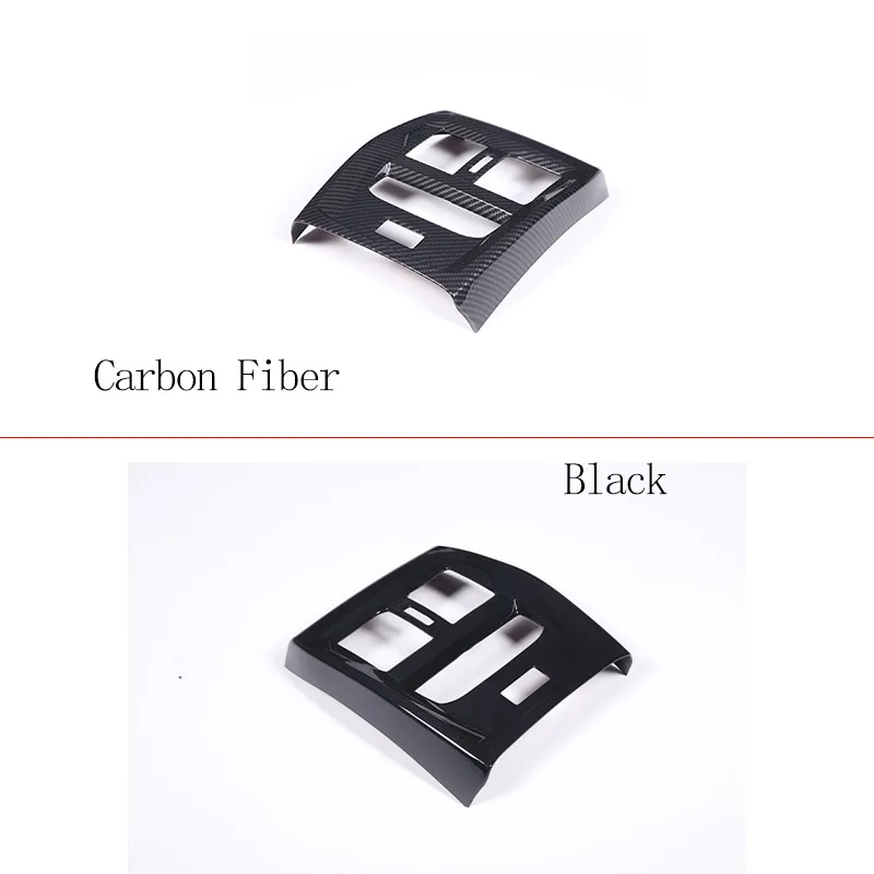 For BMW 4 Series G22 G23 G26 2020-2022 ABS Carbon Fiber/Black Car Rear Air Vent Outlet Cover Trim Car Interior Accessorie