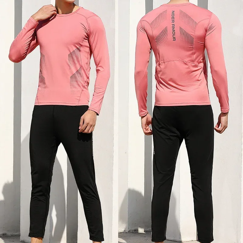 New Compression Shirt Men Rashguard Fitness Short Sleeve Running Gym Sportswear Quick Dry Jogg Training Underwear Tights T Shirt