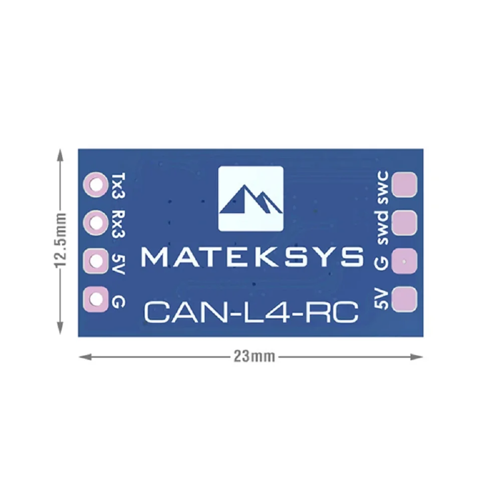 MATEK CAN-L4-RC STM32L431 MCU AP_PERIPH CAN RC INPUT ADAPTER CAN Receiver for RC Model Airplane