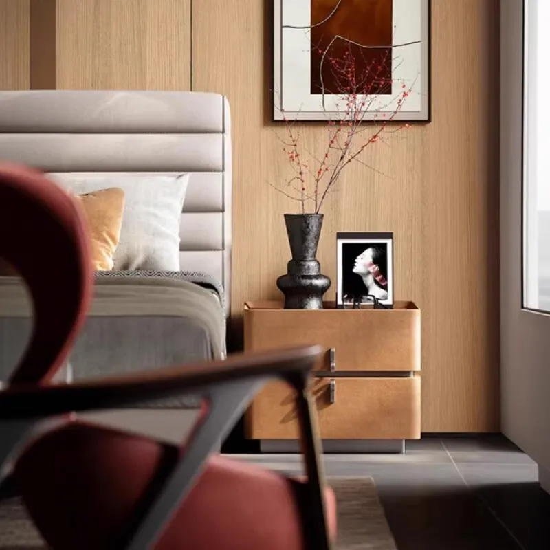 Comodino di lusso in legno Camera da letto Mid Century Modern Librero Console Comodino Armadi Angolo Patio Muebles Mobili per hotel