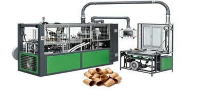 2026 Latest Design Fully Automatic Paper Cup Making Machine 1.5-16oz Disposable Paper Cup Machine Price 100 Pcs/min Cup Machine