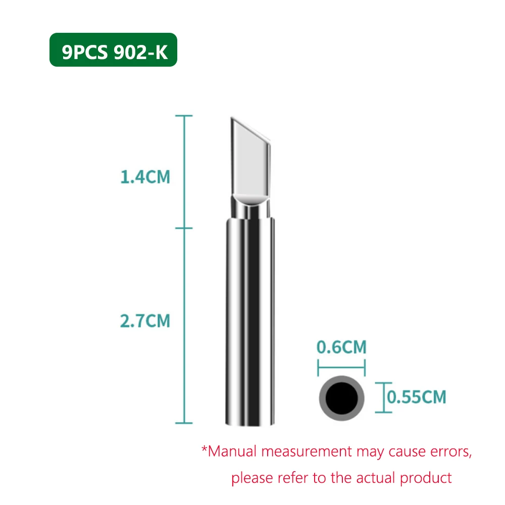 YIHUA 902 Series Soldering Iron Tip for Rapid Heating Internal heating The Soldering Iron Head Is Used For 995D+I Soldering Sta