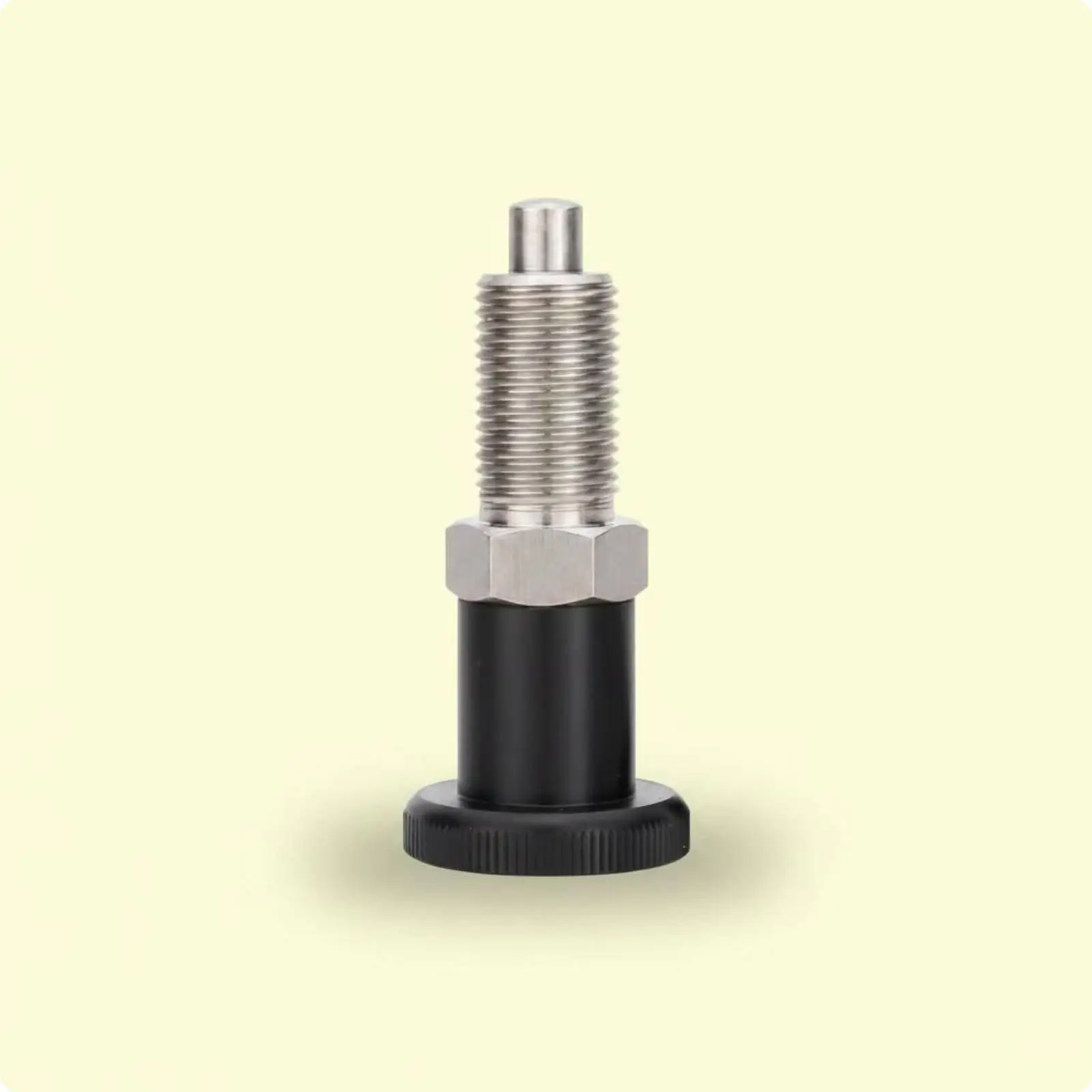 Precision Stainless Steel Plunger Self Locking Indexing Device with Fine Thread for Mechanical Positioning Applications