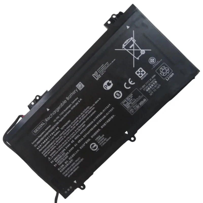 

New SE03041XL Battery For HP Pavilion 14 Z1D17PA Z1D21PA Z1D23PA Z3B03EA Z3B05EA Z4Q80PA Z6Y33PA AV002LA AV006LA AV033LA AL100NX