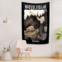 Black Metal Filosofem Tapestry Burzums Band Rock Music Prints Wall Hanging Bedroom Background Home Decor Concert Banner