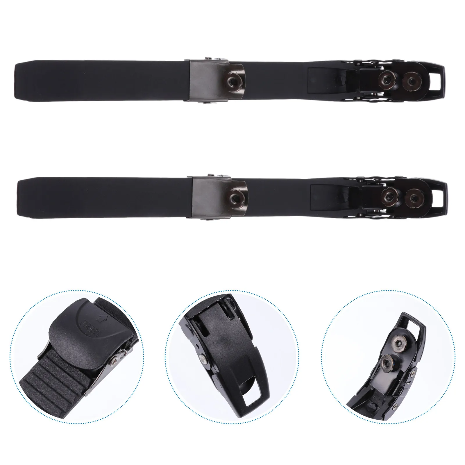 

2Pcs Adjustable Skate Buckle Strap Set Premium Roller Skate Replacement Parts for Skating Shoes Stable Fix Design Long Service