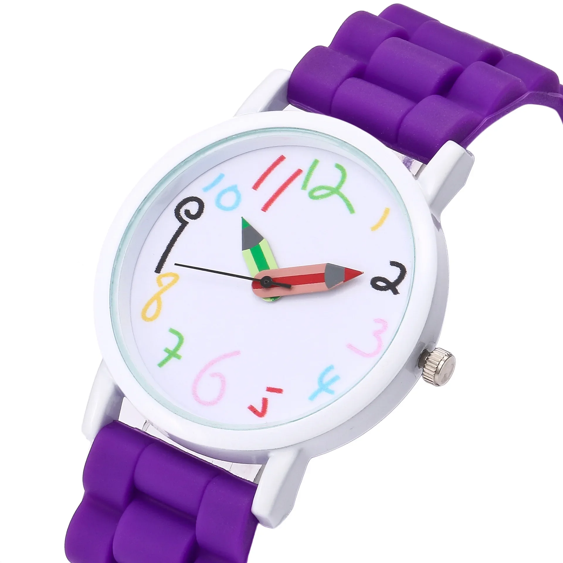 Children Watches Fashion Unisex Student Wristwatch for Kids Silicone Strap Analog Quartz Wrist Watch Child Birthday Gift