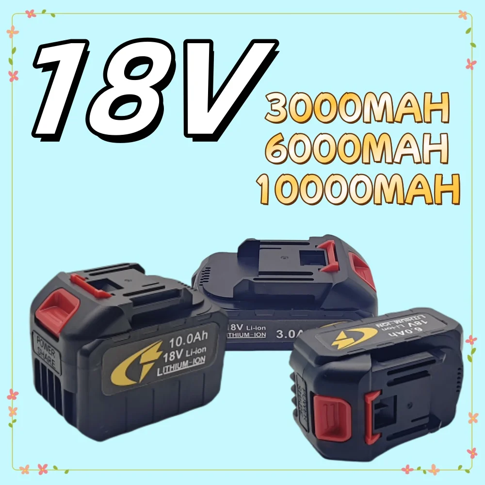 

For Makita 18v Power Tools Cordless Wrench Saw Drill Grinder Screwdriver 18V/21V 5S 3.0/6.0/10.0Ah Rechargeable Lithium Battery