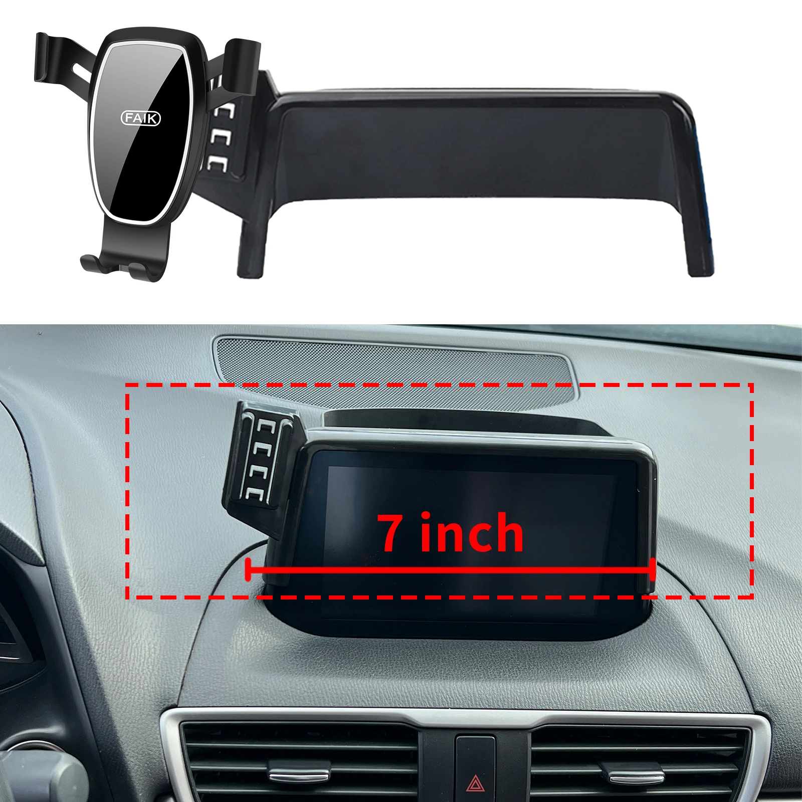

Подходит для Mazda 3 Mazda3 Axela BM BN 2017 2018, навигационный кронштейн, основание экрана, держатель для телефона, крепление для автомобиля ​ ​ аксессуары