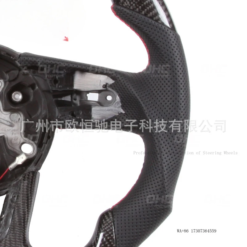 Suitable for Audi RS RS3 RS4 A3 A4 A5 S5 LED intelligent component carbon fiber steering wheel modification