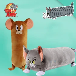 Original 55cm Tom and 50cm Jerry Plush Pillow Cartoon Movie Plushies Stuffed Animals Funny Doll Toys Gift