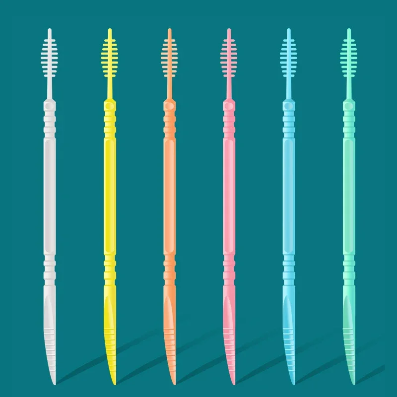 200pcs Orthodontics Braces Interdental Brush Clean Between Teeth Toothbrush Dental Cleaning Oral Hygiene Advanced Care Tool