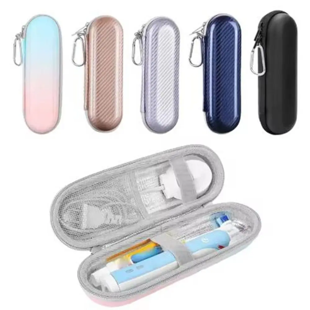 EVA Electric Toothbrush Storage Box Hard Shell Empty Toothbrush Travel Case Large Capacity with Handle Electric Toothbrush Case