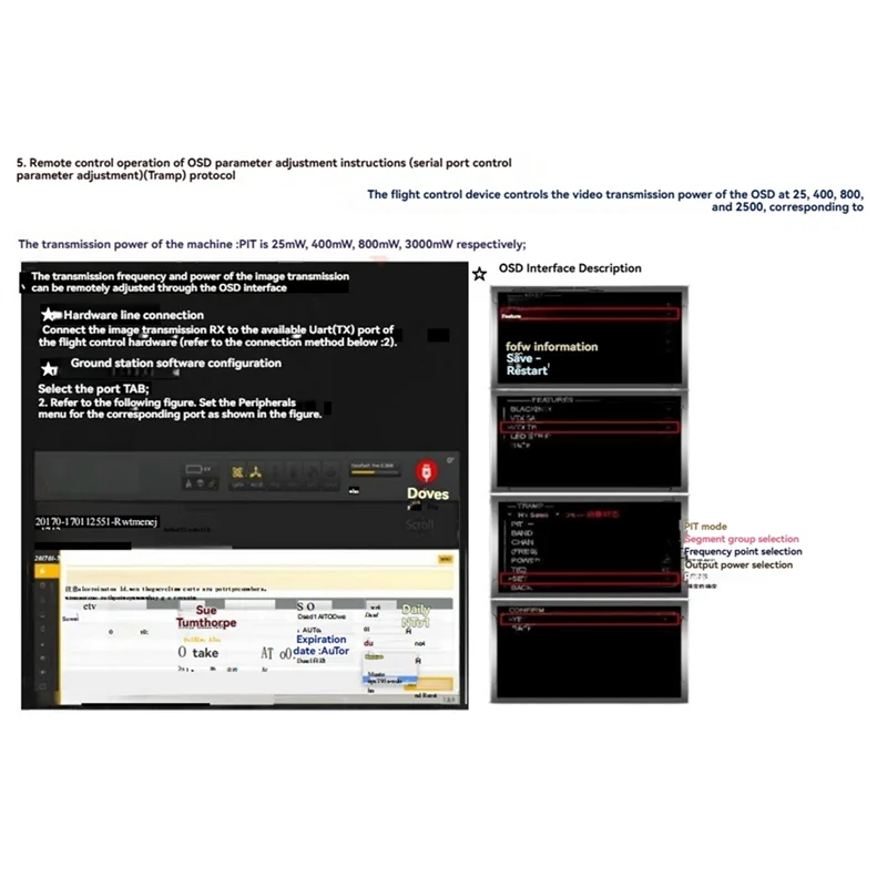 FFYY-4.9G/5.8G/6G 3W VTX 72CH Pemancar Video FPV dengan Antena Mendukung OSD untuk RC FPV Drone Quadcopter Jarak Jauh