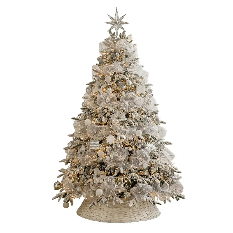 

Luxury PE Mixed Leaf Encrypted Christmas Tree Package Home Decorations Atmosphere Decoration