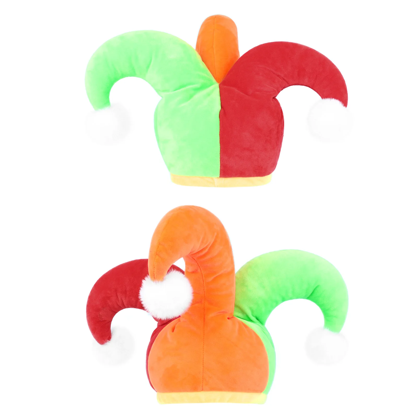 Happy Halloween Cosplay Hat Joker Cap Adult Party Gifts Props Accessory Amzing Fuuny Colorful Clown Dress Up view 6
