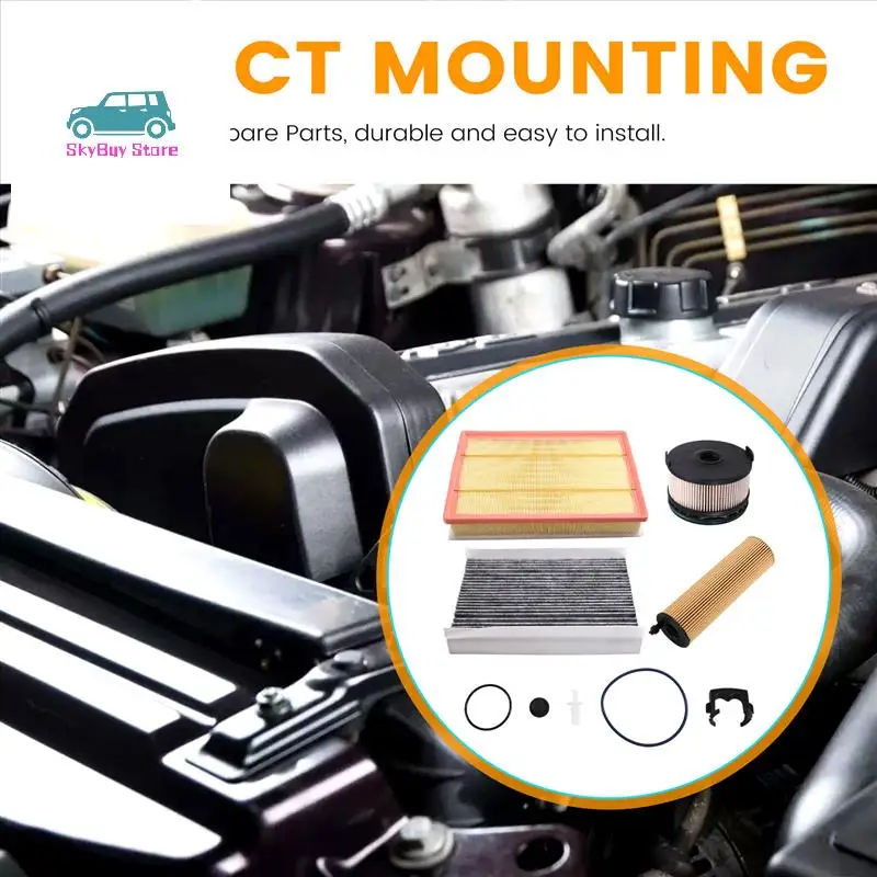 

4PCS Air Filter And Carbin Filter Oil Fuel Filter A9075283500+ A9108301100 +A6540920100+A6541801100 For Benz SPRINTER