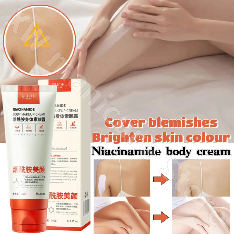 

Niacinamide Body Cream Brightens Full Body Skin Concealer Nourishing and Moisturizing Full Body Skin Concealer Cream 100g