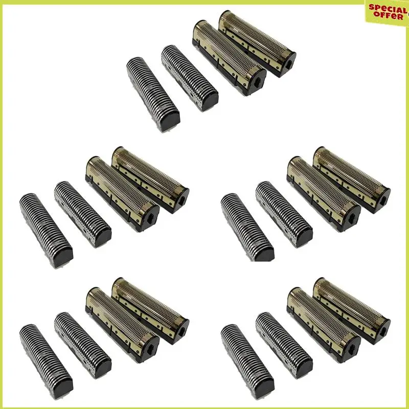 A34R 5X Electric Shavers Blades Golden Foil Knife Net And Cutter Head Suitable For Kemei KM-2026 KM-2028 Floating Razor