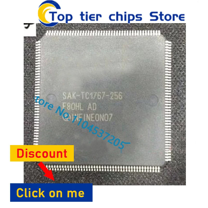 1PCS   100% NEW ORIGINAL SAK-TC1767-256F80HLAD SAK-TC1767-256F80HL SAK-TC1767-256 SAK-TC1767 TC1767 LQFP-176