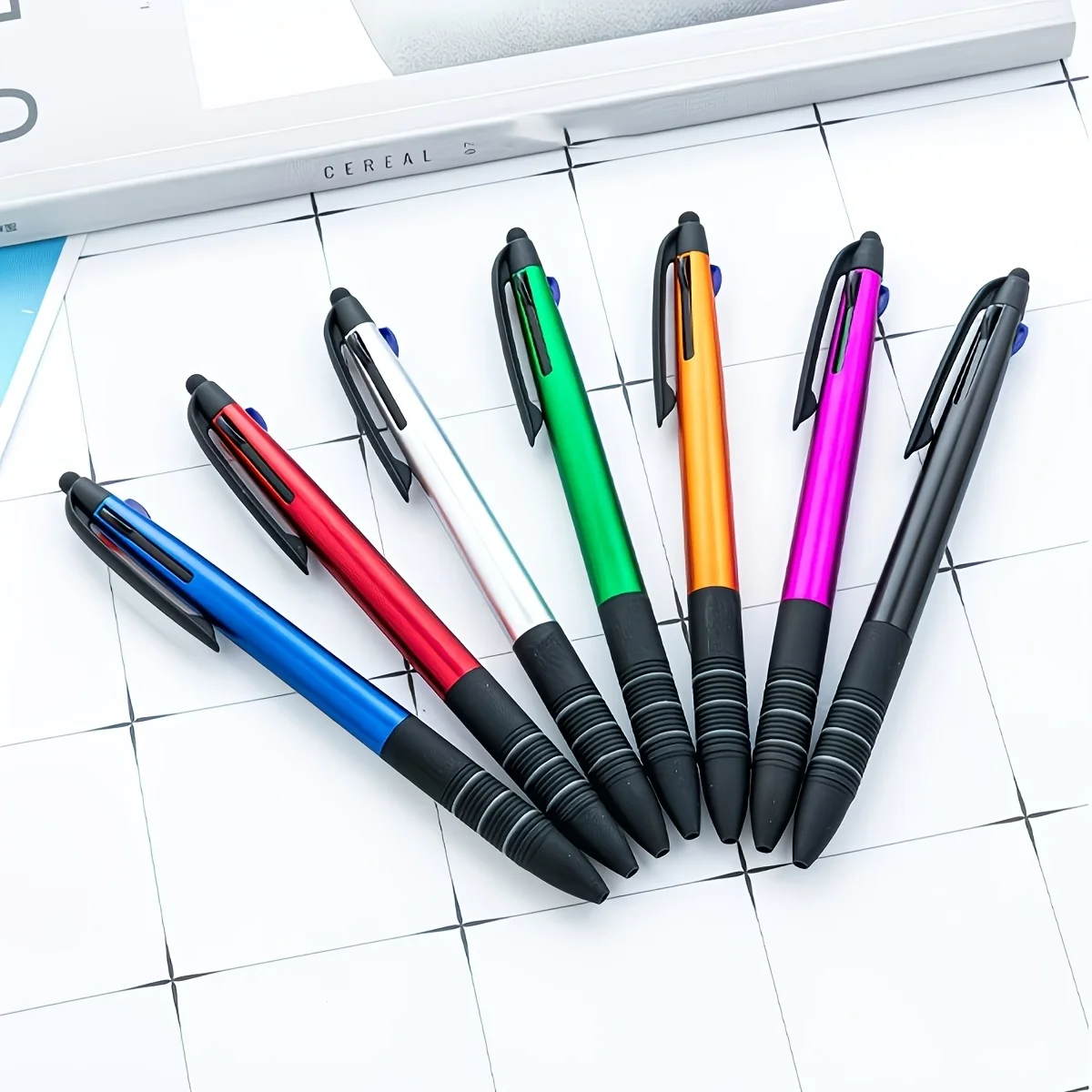 14 pieces of multi-functional three-in-one touch pens, highly suitable for professional tasks, study and note-taking
