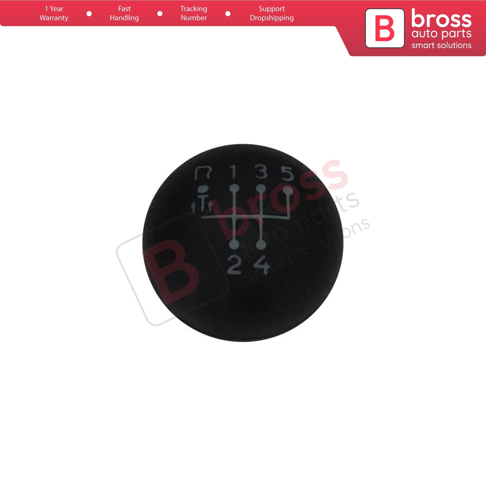 Bross Auto Parts BSP547 5-Speed Gear Shift Stick Knob 7702254889 for Renault 9 Renault 11 Fast Shipment Ship from Turkey