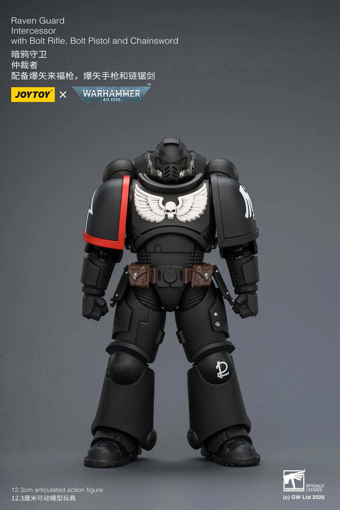 

【Pre Sale】JOYTOY Warhammer 40000 Ultramarines Intercessor with Bolt Rifle Bolt Pistol and Chainsword