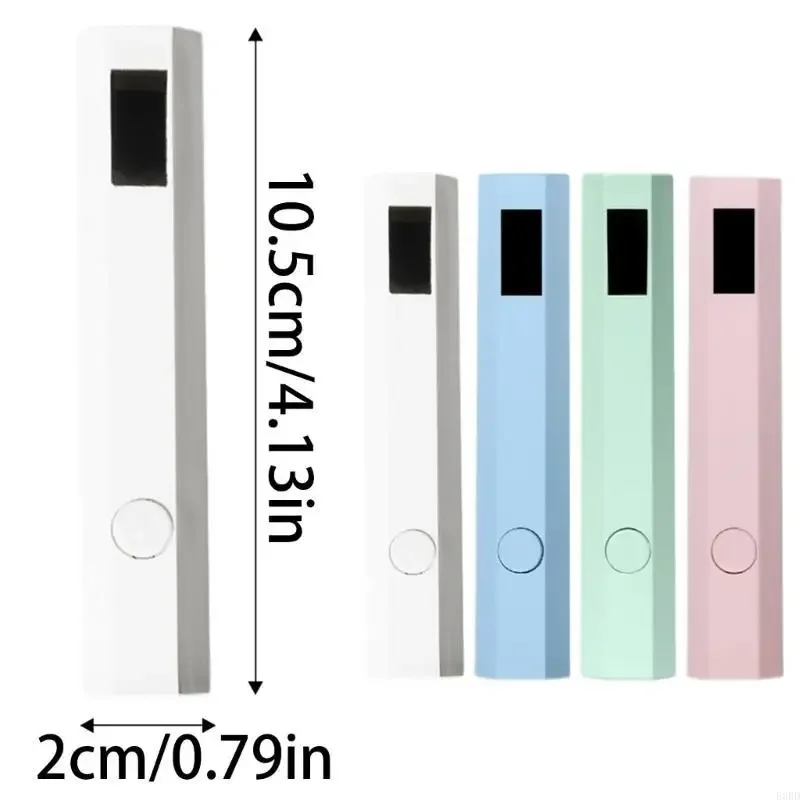 Mini handheld UV/LED-licht voor nagels met LED-display Klein draagbaar mini-UV-licht voor gelnagel 2LED-nagellamp