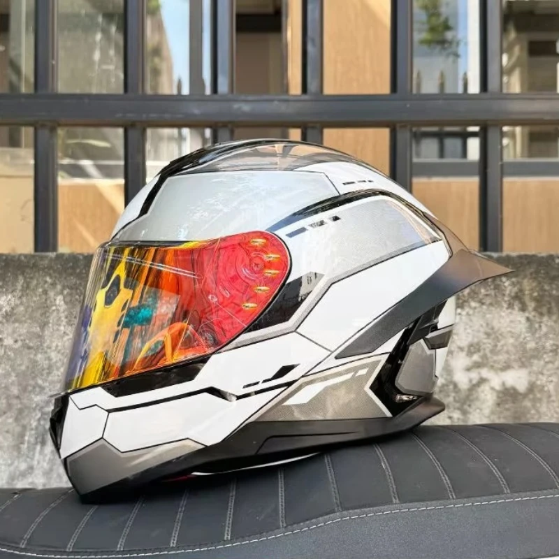 ORZ Helm Sepeda Motor Bluetoot - Full Face Motorcycle Helmet With Bluetooth ulasan dan harga