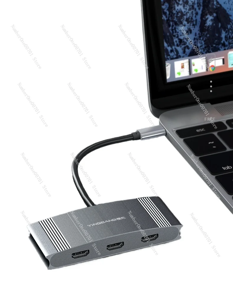 

Docking station typec to HDMI one point two suitable for one host expansion multi-screen splitter