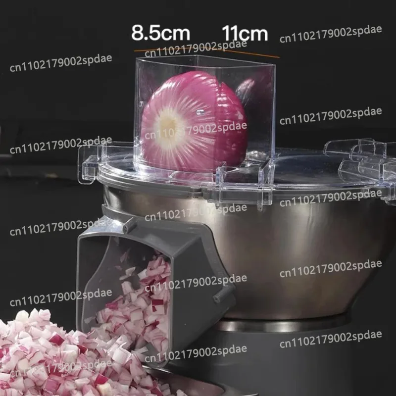 Wide Voltage Electric Vegetable Dicing Machine Multifunctional Commercial Potato Carrot Slicer For Food Processing
