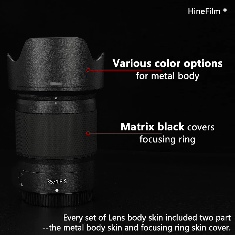 ニコンz、レンズステッカー用の保護スキン、Nikon z 35、f1.8、35mm