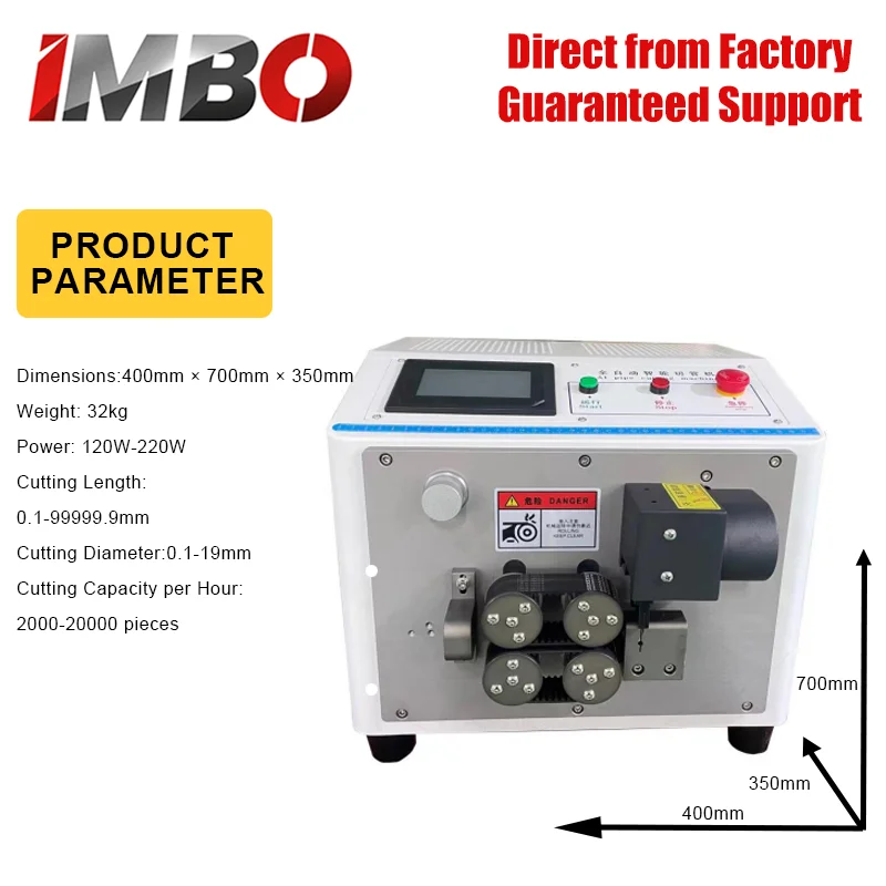 Small fully automatic computerized pipe cutting machine, corrugated pipe cutting machine, PVC heat shrink pipe cutting machine
