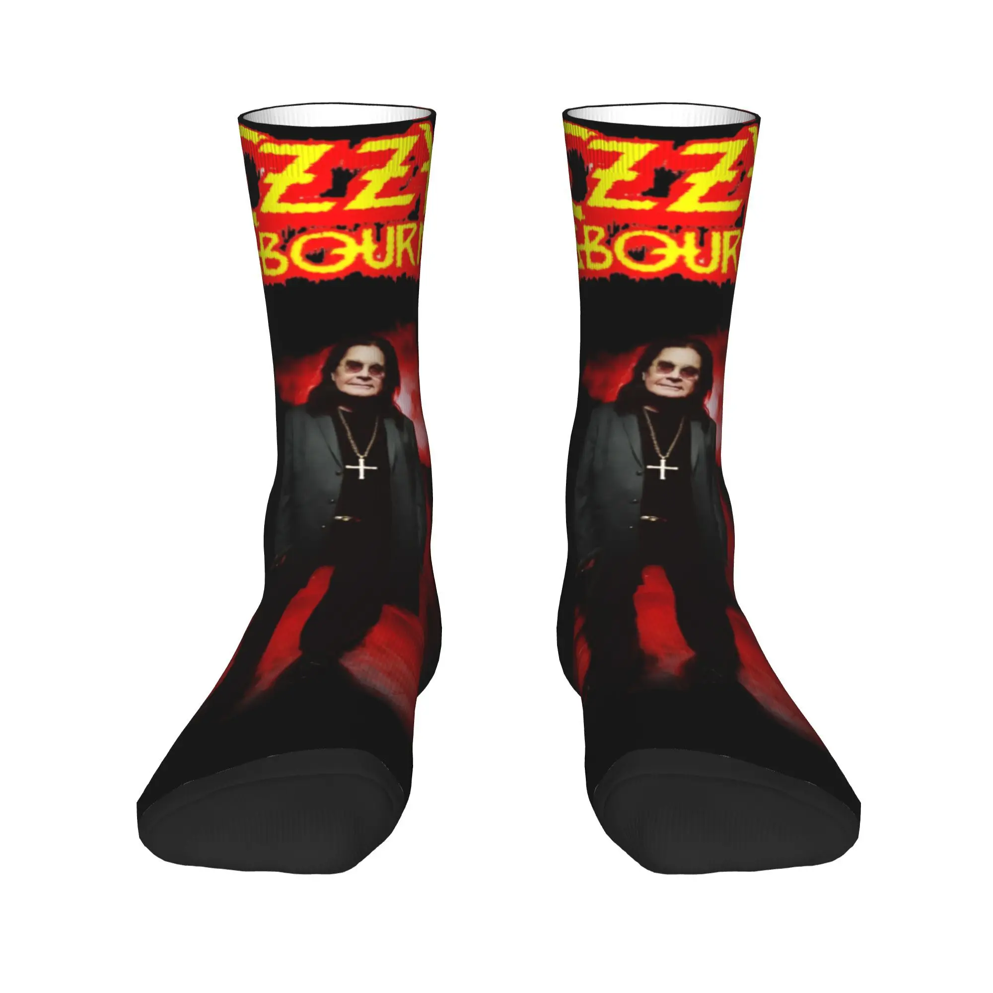 Ozzy Osbourne Rock Punk calcetines medias góticas mujeres hombres cálidos suaves calcetines deportivos para correr otoño gráfico antideslizante calcetines