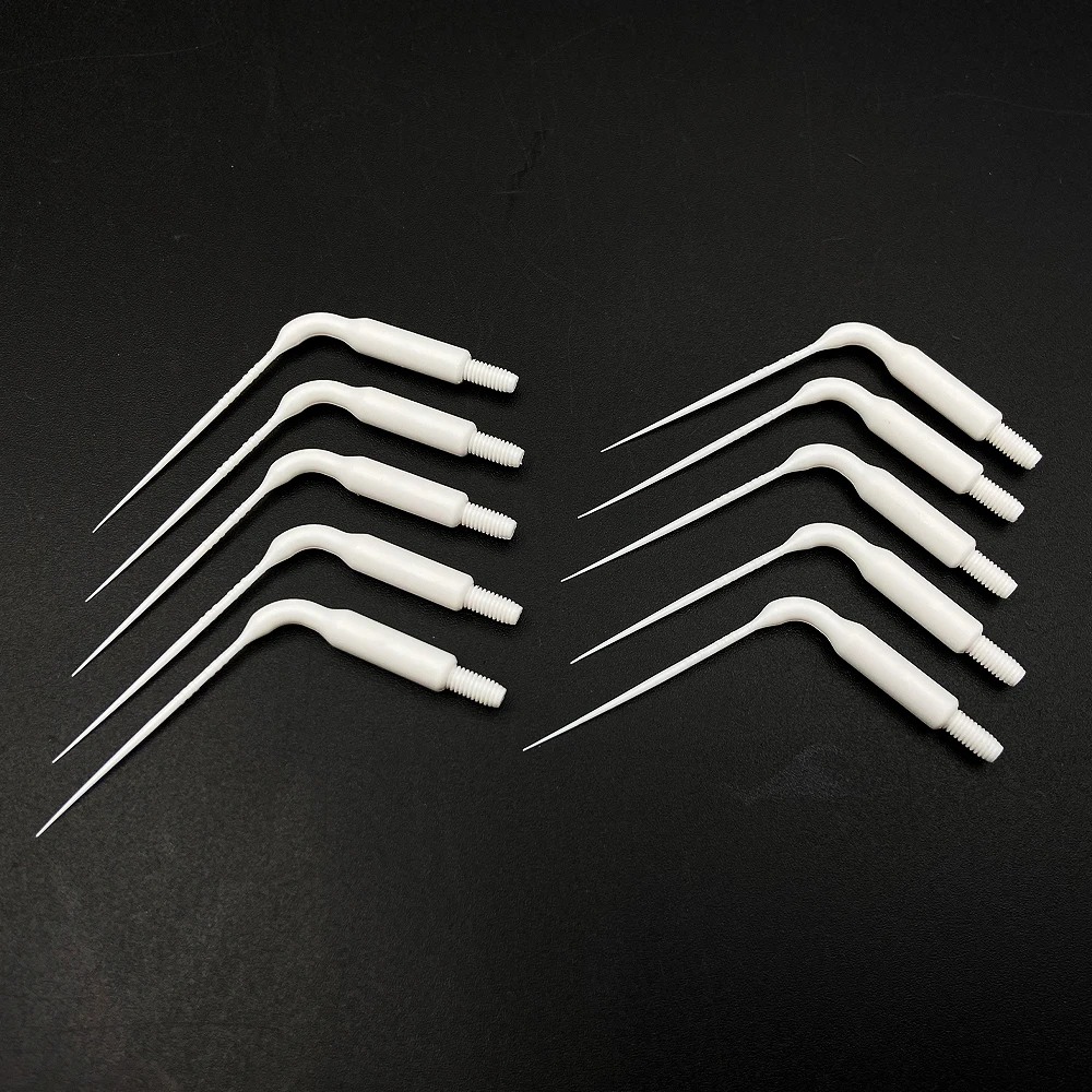 5PCS Dental Plastic Sonic Powered Endo Irrigation Tips Fit For Dentistry Air Scaler Handpiece Irrigator Tip Dentistry Material