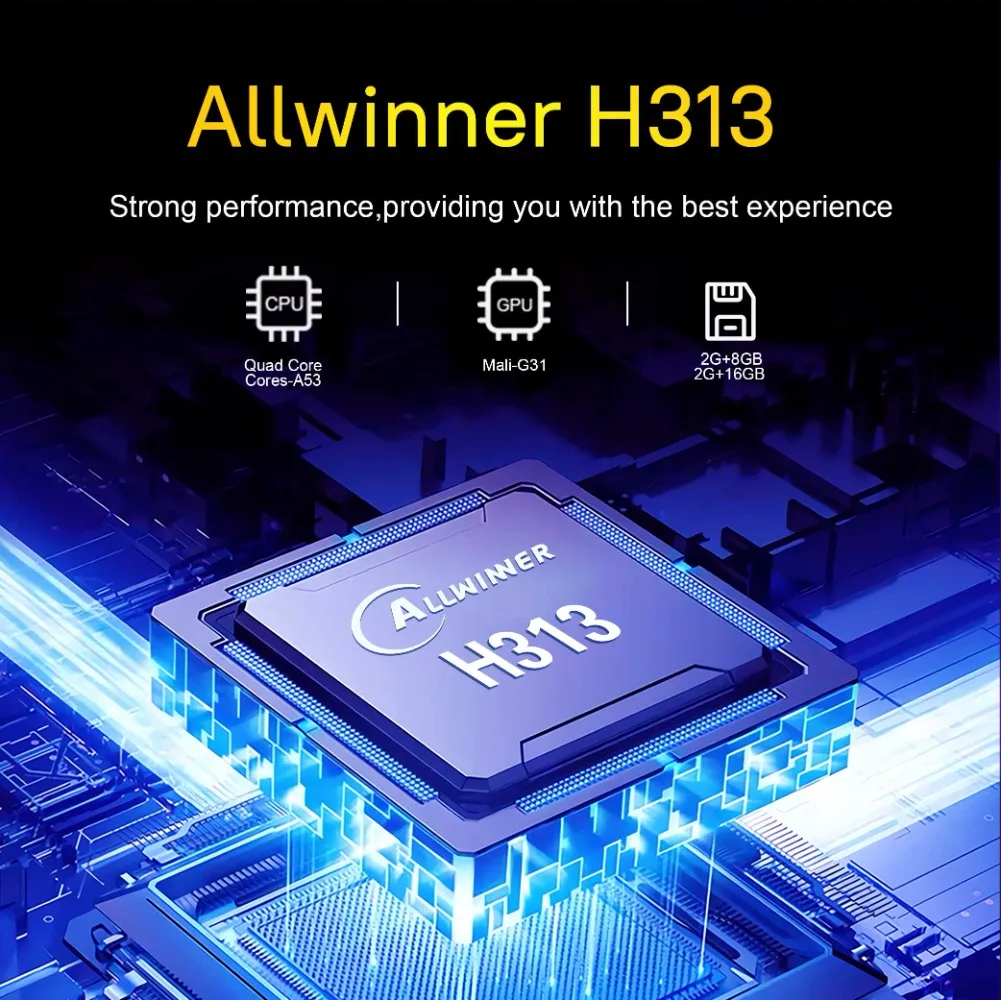 Q2X TV Stick Smart Box Android 14.0 2.4g 5g H313 Quadcore A53 4K بلوتوث 2G 8G يدعم Google Youtube Media Player IP TV