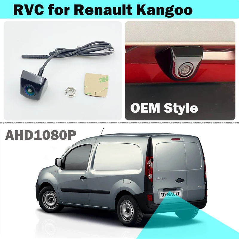 For Renault Kangoo I II Z.E kangoo 2 2011 to 2021 Android screen OEM style HD AHD1080P Rear View Reversing camera accessories