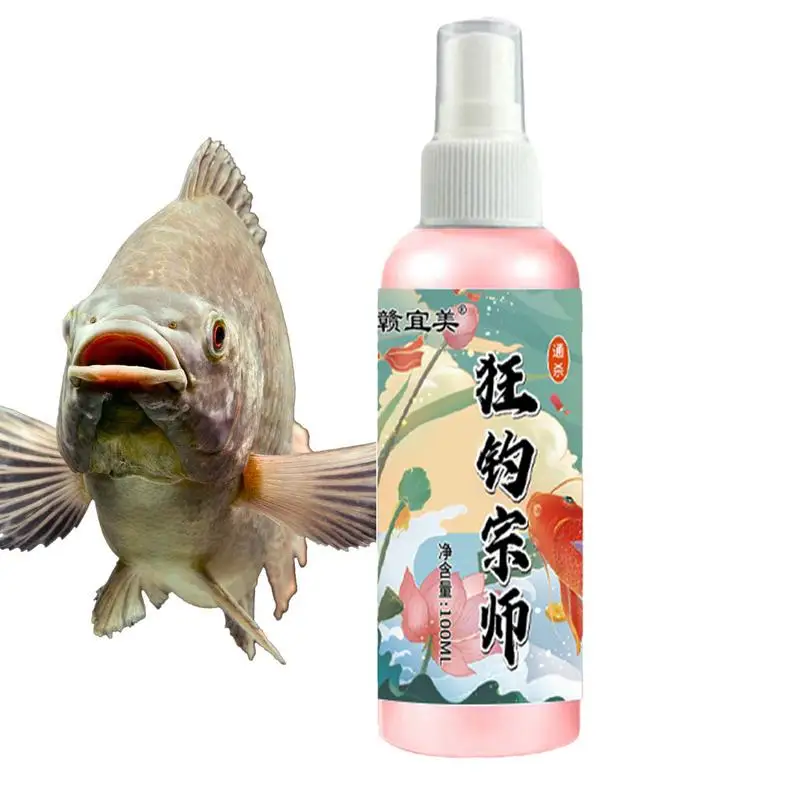 Cebo aditivo para peces, líquido de pesca, 100ml, cebos y atrayentes de larga duración para hierba, carpa, dorada, carpa cruciana, carpa cabezona plateada