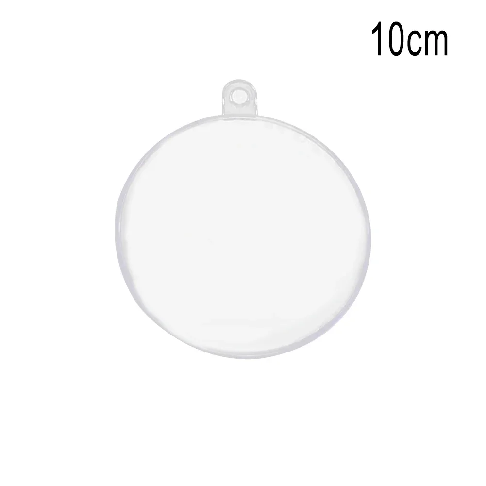 Marca nova bola de natal decoração de natal compras 11cm transparente 12cm 14cm 16cm doces chocolates árvore de natal