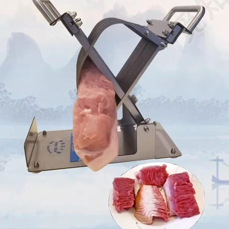 Commercial Household Manual Lamb Slicer Vegetable Cutting Machine Beef Herb Mutton Cutter Meat Slicer Kitchen Gadgets