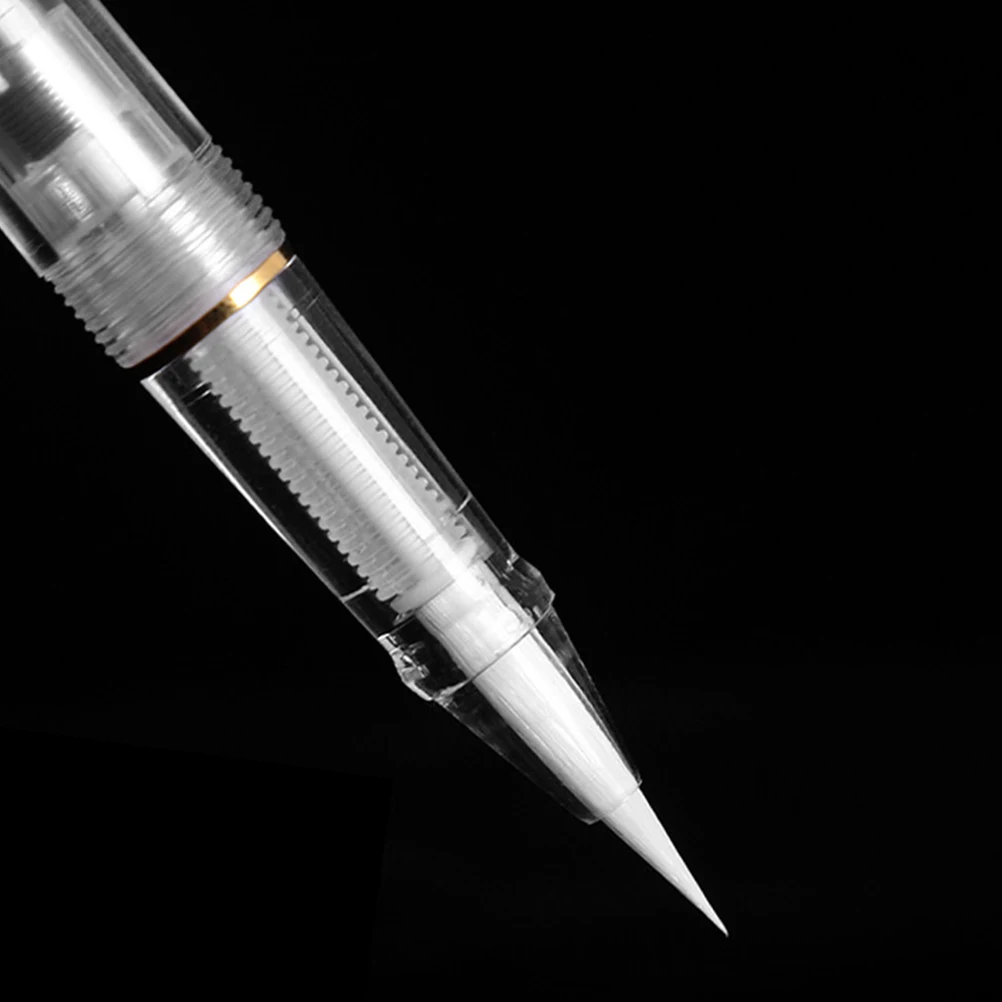 

2pcs Transparent Calligraphy Brush Pen Fountain Pen for Chinese Art Stationery Soft Bristle Portable Brushes Lightweight