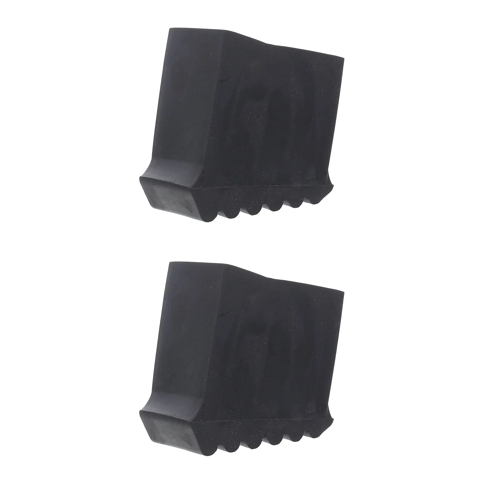 2pcs Ladder Feet Covers Non-skid Replacement Pads Thick Durable Floor Protection Wear-resistant Anti-slip Mats Construction