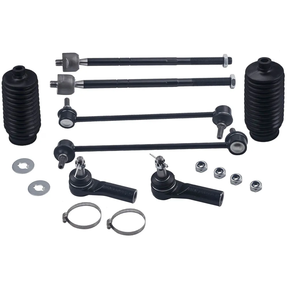 10x Front Lower Control Arm Tie Rod Sway Bar Link Kit For Mercury 2005-2009