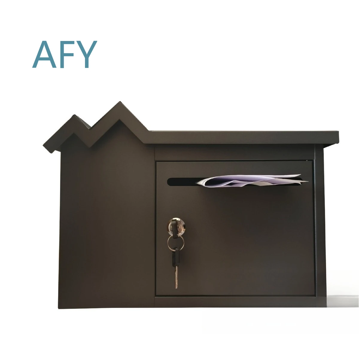 Outdoor Mailbox for USPS Postal Service Suggestion Complaint Storage Wall Mounted Iron Mail Drop Box Letter Box Package