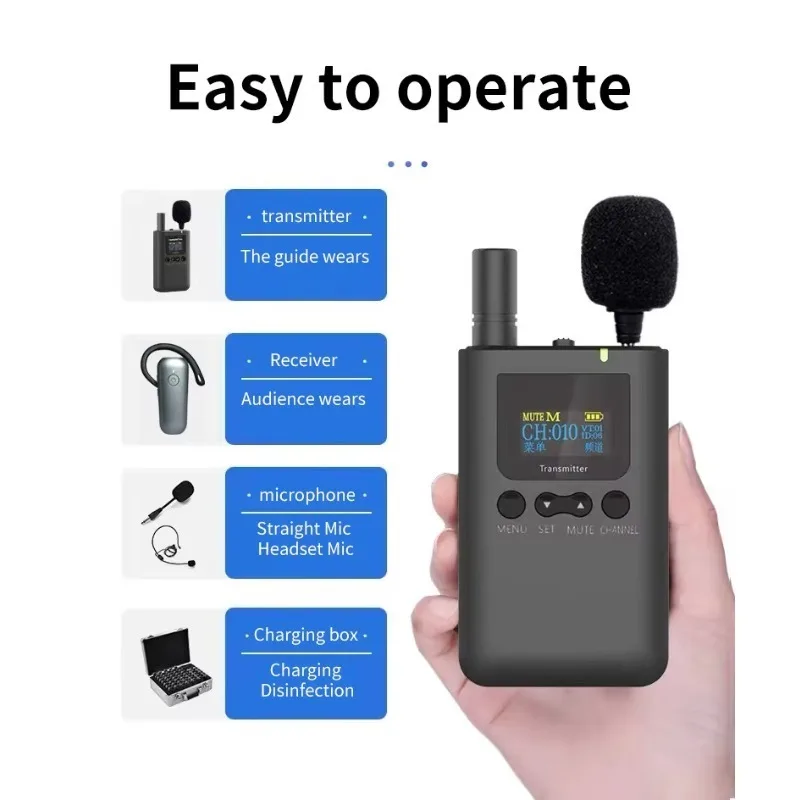 Portable Audio Guide Equipment with Audio Tour Guide System